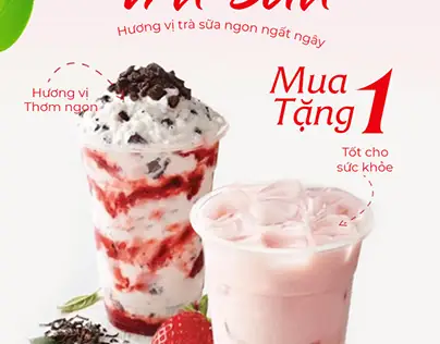 Tổng Hợp 100+ Mẫu Banner Quảng Cáo Trà Sữa Đẹp, Chuẩn Size Miễn Phí (psd, Ai, Cdr, Png)
