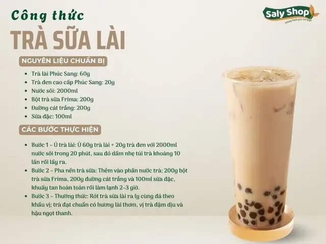 Cách Làm Trà Sữa Truyền Thống Chuẩn Vị Quán: Công Thức Gốc, Nguyên Liệu & Quy Trình Để Kinh Doanh