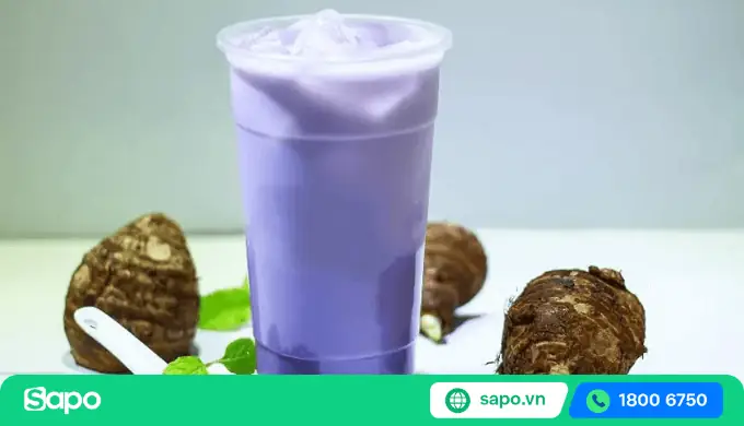 Công Thức Làm Trà Sữa Khoai Môn Kinh Doanh Chuẩn Vị: Hướng Dẫn Pha Chế Số Lượng Lớn, Nguyên Liệu & Bí Quyết Hút Khách