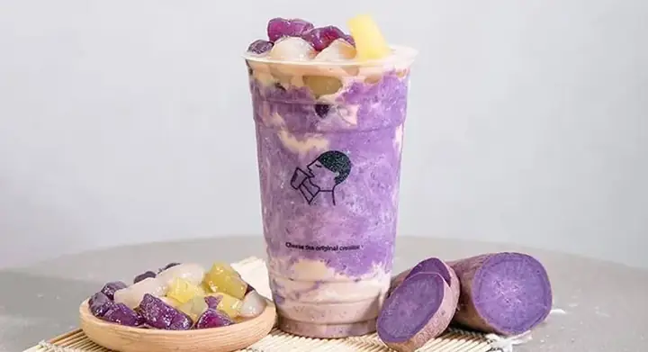Công Thức Làm Trà Sữa Khoai Môn Kinh Doanh Chuẩn Vị: Hướng Dẫn Pha Chế Số Lượng Lớn, Nguyên Liệu & Bí Quyết Hút Khách