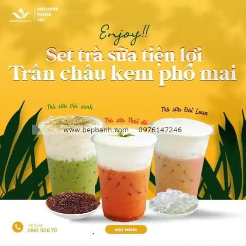 Combo Trà Sữa Pha Chế Tại Nhà: Top Bộ Nguyên Liệu Tốt Nhất, Giá Cả & Hướng Dẫn Chọn Mua