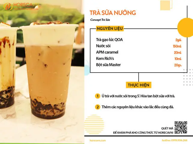Công Thức Trà Sữa Nướng Chuẩn Vị Quán: 3 Cách Làm Vân Nam, Oolong, Trà Đen Đường Nâu Chi Tiết