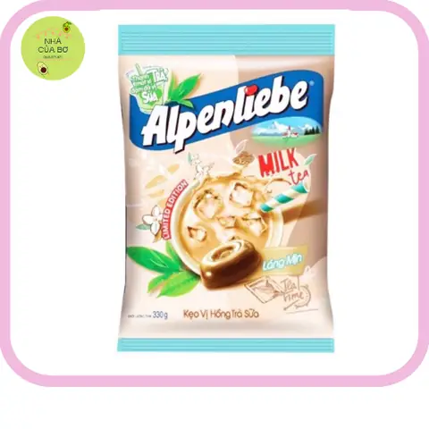 Kẹo Alpenliebe Hồng Trà Sữa: Giá Bao Nhiêu? Review Hương Vị, Các Kích Cỡ Gói & Nơi Mua Uy Tín