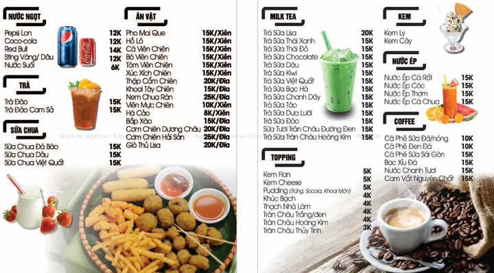 Tổng Hợp 50+ Mẫu Menu Quán Cafe Trà Sữa Đẹp, Thu Hút Khách Theo Từng Phong Cách & Loại Hình