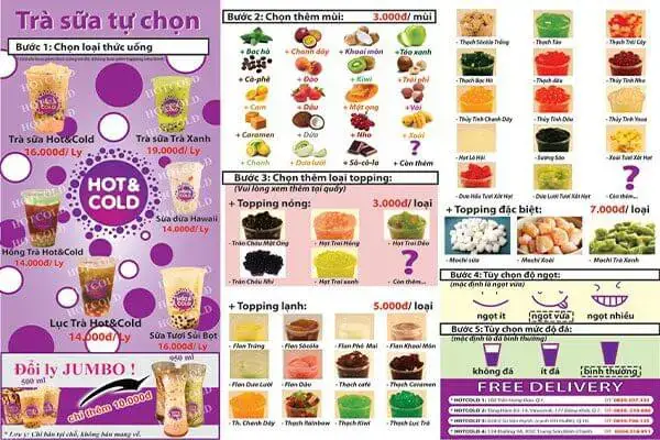 Tổng Hợp Menu Topping Trà Sữa: Các Loại Phổ Biến, Hot Trend & Tiêu Chí Chọn