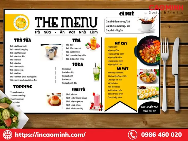 Tổng Hợp 100+ Mẫu Menu Trà Sữa Đơn Giản Đẹp, Chuẩn Thiết Kế & In Miễn Phí 2026