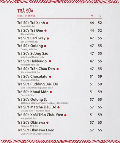 Menu Gong Cha Mới Nhất 2026: Danh Sách Đồ Uống, Giá Cả & Topping Chi Tiết