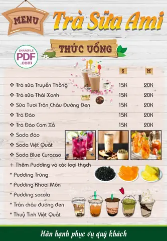Menu Trà Sữa Thương Cao Lãnh 2026: Thực Đơn Chi Tiết Giá, Món Ngon & Địa Chỉ Quán