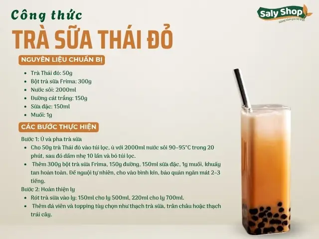 Cách Làm Trà Sữa Thái Xanh Và Trà Sữa Thái Đỏ Chuẩn Vị Tại Nhà Đơn Giản