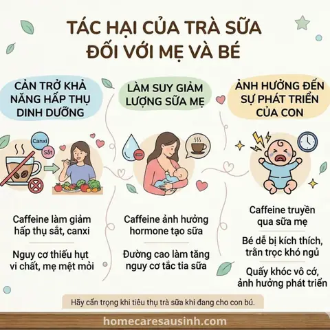 Ở Cữ Có Được Uống Trà Sữa Không? Tác Hại, Khi Nào Uống Được & Lời Khuyên Chuyên Gia