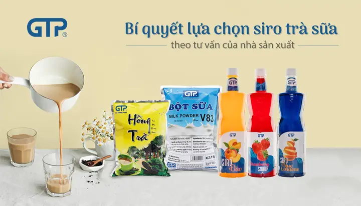 Siro Trà Sữa: Các Loại Phổ Biến, Cách Chọn Mua Đúng Chuẩn & Công Thức Pha Chế Ly Ngon Như Quán