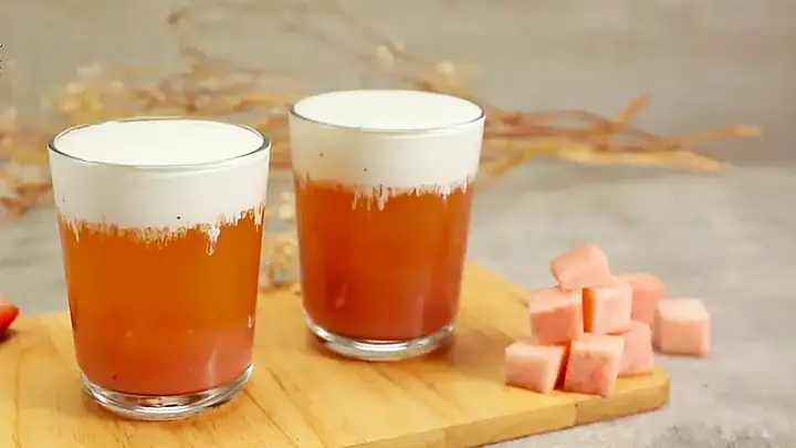 Cách Làm Trà Đào Kem Sữa (kem Cheese) Thơm Béo Chuẩn Quán Tại Nhà Đơn Giản