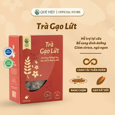 Cách Làm Trà Gạo Lứt Lợi Sữa Cho Mẹ Sau Sinh: Công Thức Chuẩn, Tác Dụng Thực Tế & 3 Biến Thể Kết Hợp Đậu Đen