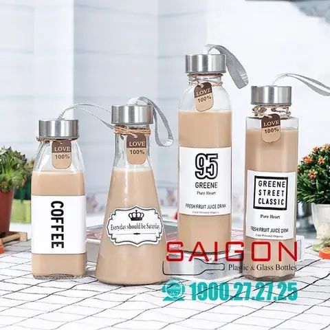 Top 10+ Mẫu Chai Thủy Tinh Trà Sữa Đẹp, Tốt Nhất 2026: Giá Sỉ, Lẻ & Cách Chọn Mua Chuẩn