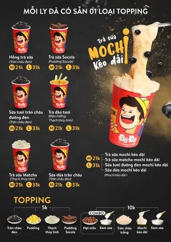 Địa Chỉ Trà Sữa Đô Đô Gần Đây: Hệ Thống Cửa Hàng, Menu Giá & Cách Đặt Hàng Online