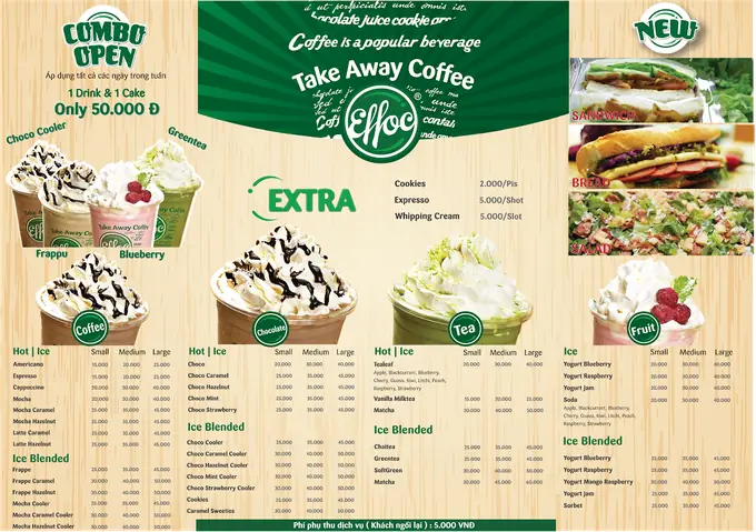 Trà Sữa Effoc – Menu, Địa Chỉ Quán & Đánh Giá