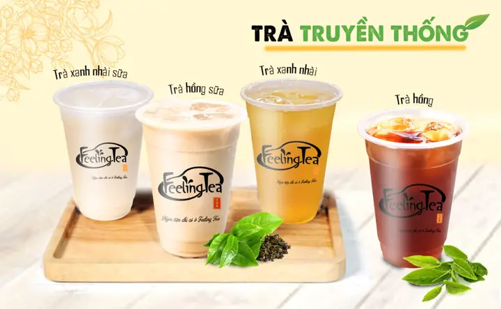 Trà Sữa Feeling Tea: Thực Đơn Giá Mới, Hệ Thống Cửa Hàng & Review Món Bán Chạy