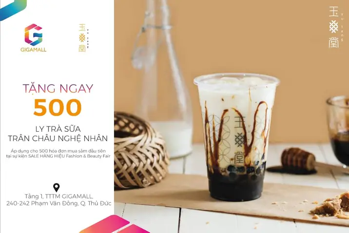 Top Trà Sữa Gigamall Ngon, Giá Tốt: Danh Sách Quán, Menu, Địa Chỉ Tầng, Khuyến Mãi & Cách Đặt Hàng