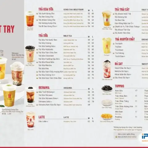 Trà Sữa Gong Cha Đà Nẵng: Địa Chỉ Chi Nhánh, Menu Giá 2026 & Top Món Ngon Nên Thử