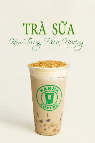 Cách Làm Trà Sữa Kem Trứng Dừa Nướng Tại Nhà: Công Thức Chuẩn Vị, Kem Sánh Mịn, Dừa Thơm Nồng