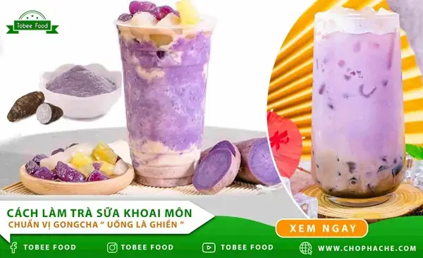 Menu & Giá Trà Sữa Khoai Môn Gong Cha 2026: Review Vị, Topping & Phân Biệt Các Dòng Taro Series