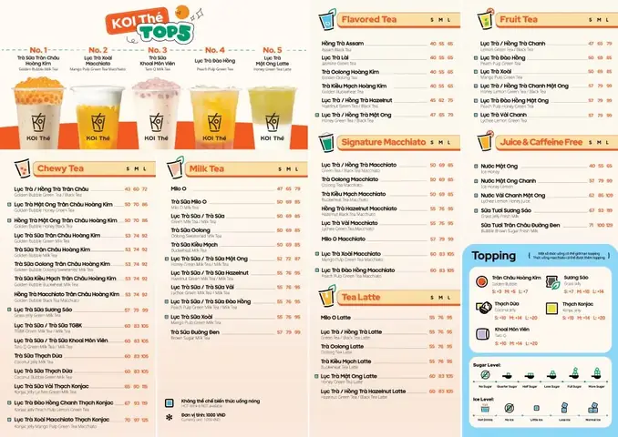 Cách Đặt Trà Sữa Koi Delivery Online: Menu Giá 2026, Ship Qua Shopee/grab & Hotline