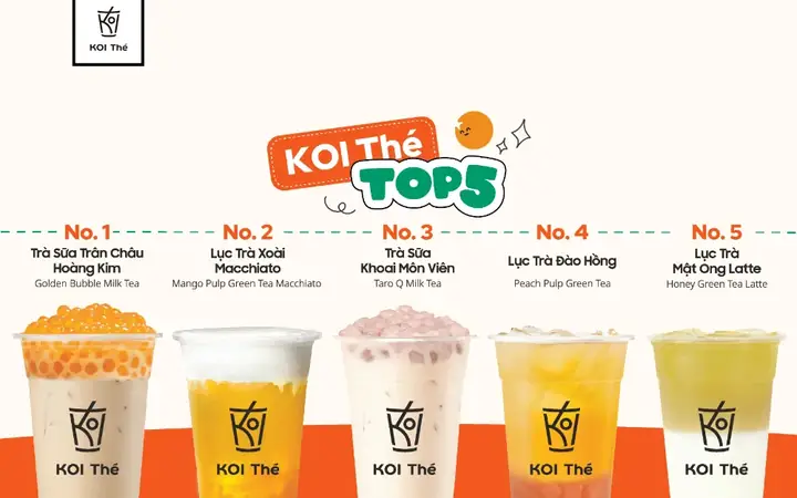 Menu Koi Thé Mới Nhất 2026 - 2026: Bảng Giá Chi Tiết Theo Size, Topping & Kênh Mua