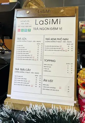 Menu Trà Sữa Lasimi Mới Nhất 2026: Giá Tiền Chi Tiết, Món Signature & Cách Đặt Hàng