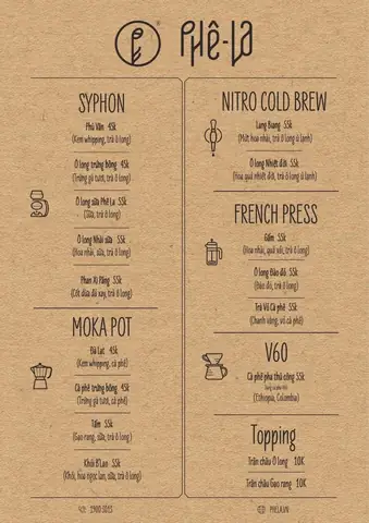 Trà Sữa Phê La Đà Lạt: Địa Chỉ, Menu Giá Mới Nhất & Món Nên Uống 2026