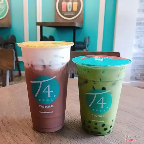 Trà Sữa T4 (tea For U): Menu Giá, Địa Chỉ Chi Nhánh, Review & So Sánh Với Gong Cha, Koi Thé