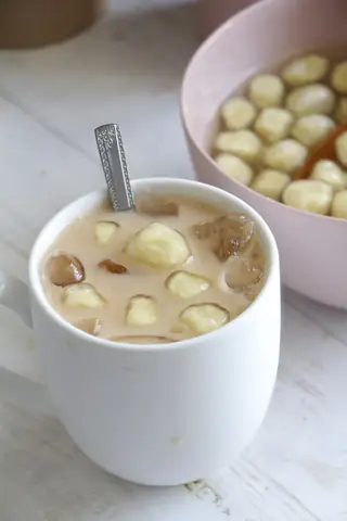 Cách Làm Thạch Phô Mai Viên Topping Trà Sữa Béo Mềm, Không Dính Tại Nhà Siêu Đơn Giản