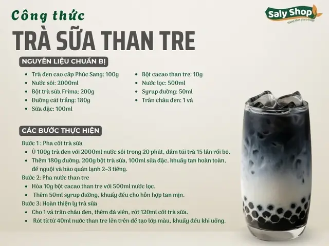 Trà Sữa Than Tre Có Tốt Không? Công Dụng, Tác Hại Tiềm Ẩn Và Cách Uống An Toàn
