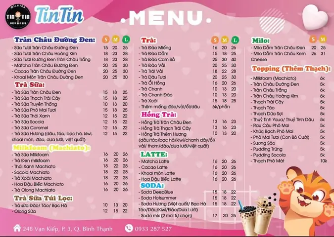 Where To Order Trà Sữa Tin Tin In Ho Chi Minh – Locations & Deals