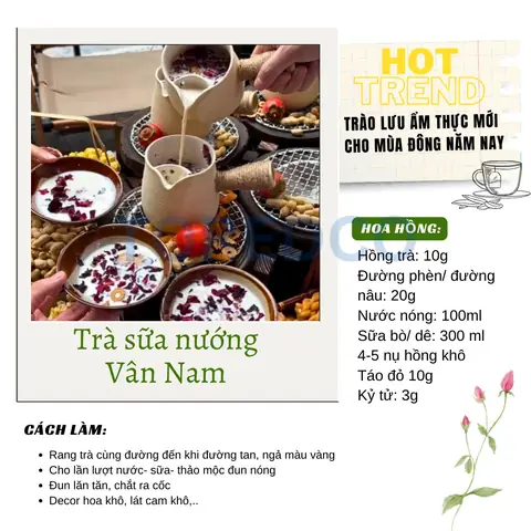 Menu Trà Sữa Vân Nam Mới Nhất: Giá, Món Nổi Bật & Cách Đặt Hàng Online