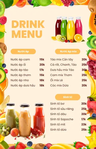 Điểm Danh Các Loại Nước Ép Trái Cây Ngon Nhất Nên Thử