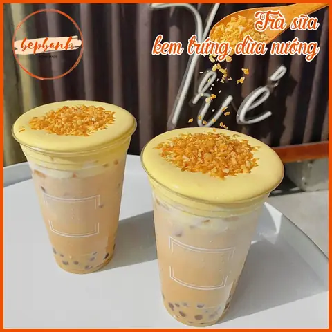 Cách Làm Trà Sữa Kem Dừa Nướng Tại Nhà — Công Thức Chi Tiết Từng Bước