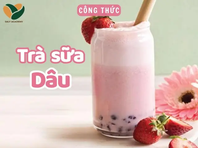 Cách Làm Trà Sữa Trân Châu Vị Dâu Ngon Chuẩn Quán: Công Thức Chi Tiết Và 3 Biến Thể Phổ Biến