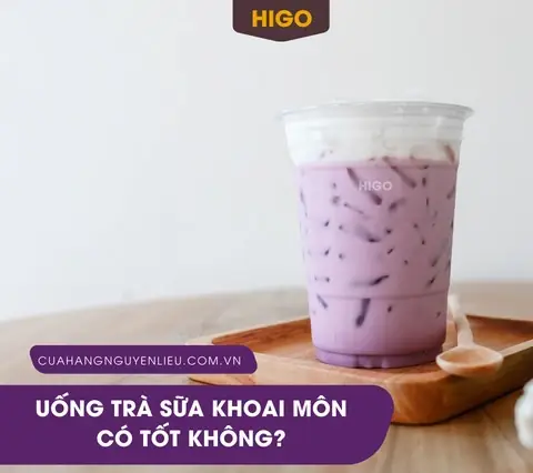Cách Làm Trà Sữa Khoai Môn Bằng Bột Đơn Giản, Chuẩn Vị Tiệm, Màu Tím Đẹp Tại Nhà