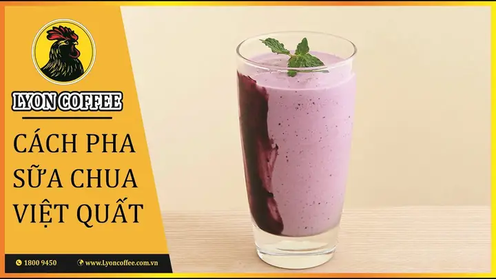 Cách Pha Chế Sữa Chua Việt Quất Ngon Sánh Mịn Đơn Giản Tại Nhà
