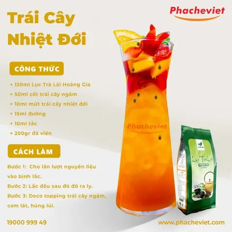 Cách Pha Chế Trà Trái Cây Tại Nhà Ngon, Không Đắng – Tổng Hợp Công Thức Thanh Mát