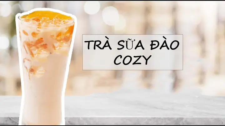 Cách Pha Trà Sữa Đào Cozy Ngon Đúng Vị Ngay Tại Nhà