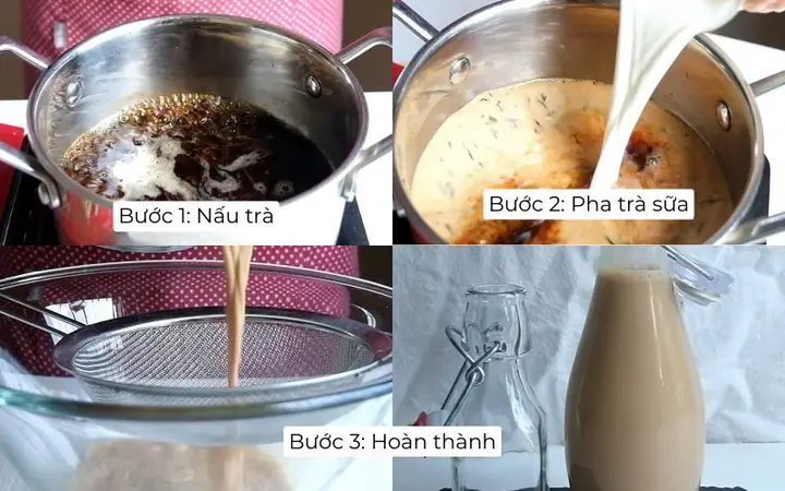 Cách Làm Trà Sữa Đơn Giản Tại Nhà: 5 Công Thức Ngon Chuẩn Quán Từ Trà Khô, Túi Lọc, Trân Châu