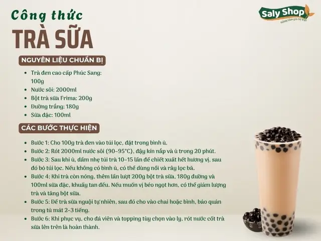 Cách Pha Trà Sữa Trung Quốc Chuẩn Vị Tại Nhà Đơn Giản, Thơm Béo Ngậy