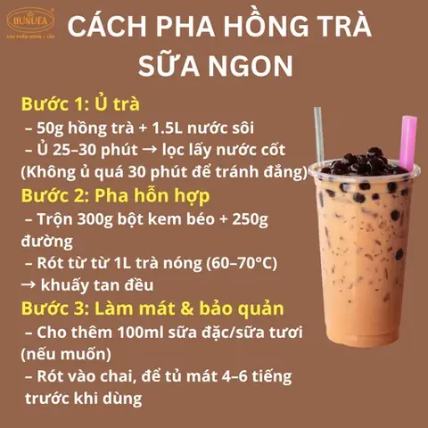 Cách Pha Trà Sữa Không Béo Tại Nhà Đơn Giản, Không Lo Tăng Cân