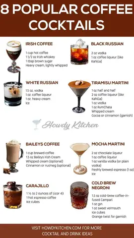 Best Coffee Cocktail Recipes: 30+ Classics & Modern Twists To Make At Home