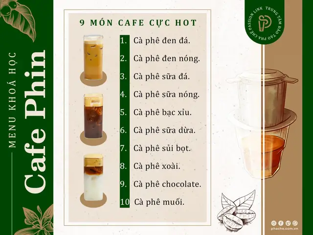 Top Khóa Học Dạy Pha Chế Cà Phê Uy Tín Nhất 2024: Chương Trình, Học Phí & Cách Chọn Phù Hợp