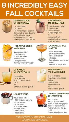 30 Fall Cocktail Ideas To Mix Up All Autumn Long