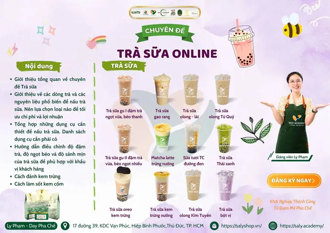 Học Pha Chế Trà Sữa Để Khởi Nghiệp: Chương Trình Học, Tiêu Chí Chọn Khóa & Quy Trình Mở Quán