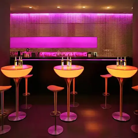 Bàn Cocktail Led Quầy Bar Phát Sáng: Các Loại, Cách Chọn Và Giá