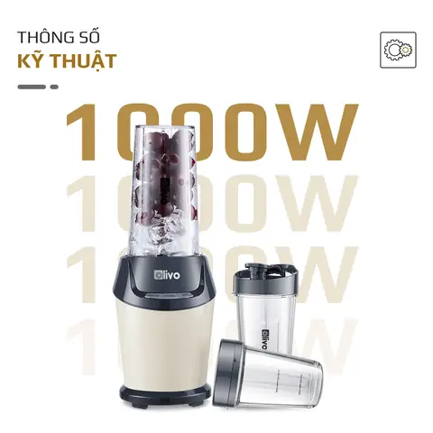 Máy Xay Sinh Tố Công Suất 1000w Loại Nào Tốt? Top Model Đáng Mua Hiện Nay